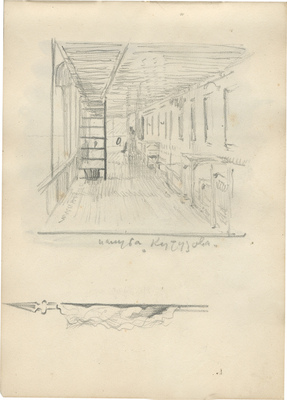 Фогт Фёдор Адольфович. Альбом с рисунками и набросками, сделанные в войну с Германией 1914 г. на Южном фронте